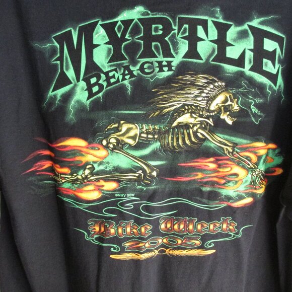 Vintage - Bike Week Myrtle Beach 2005 T-Shirt    (Medium) - Picture 4 of 4